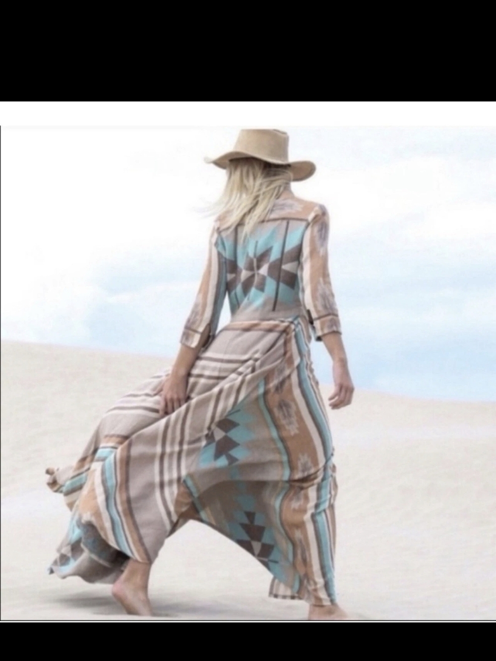 Spell And The Gypsy Rare Peyote Dress Gown - Picture 2 of 5